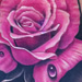 Pink Rose Tattoo Design Thumbnail